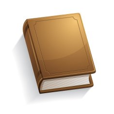 Old book with blank cover N3