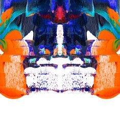 Abstract acrylic paint N18