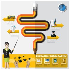 Education And Graduation Learning Infographic N6