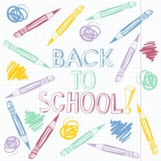 Back to school cartoon vector illustration N2