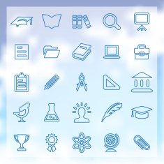 25 education icons