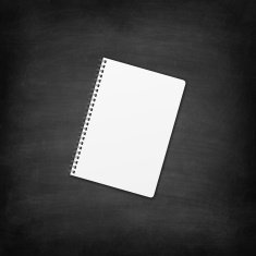 Blank Notepad on Blackboard - Chalkboard N2