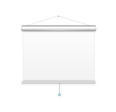 Blank roll up poster template
