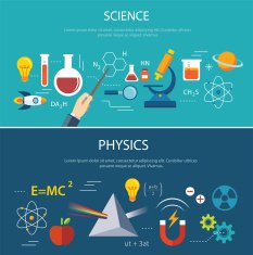 science and physics education concept