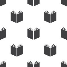 book vector seamless pattern N3