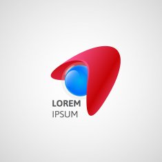 abstract arrow logo concept