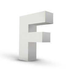 white letter F N2