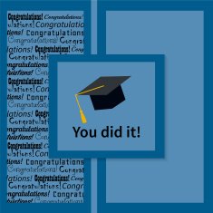 Greeting Card With Congratulations Graduate N8