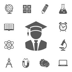 Vector education icons