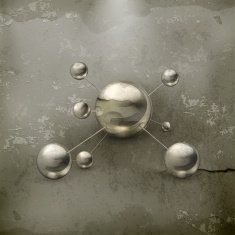 Molecule icon old style