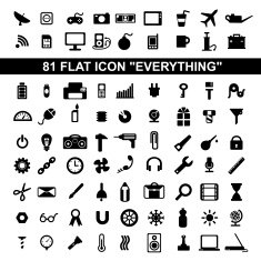 Flat icons N30