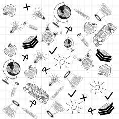 Collection of science doodles N2