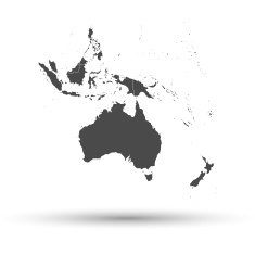 Australia map background vector N3