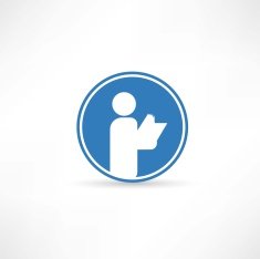 place for reading books icon
