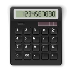 black calculator N3
