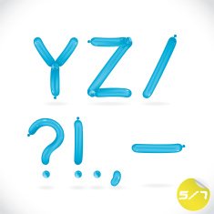Balloon Alphabet N20
