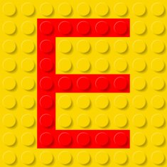 Letter E in construction kit N2