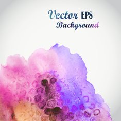 Abstract hand drawn watercolor N9