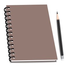 vector stack of ring binder book or notebook isolated N3