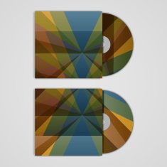 Vector cd cover set for your design abstract Illustration N2