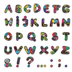 Alphabet collection of decorated letters