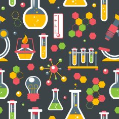Chemistry seamless pattern N4