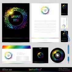 Vector Template Background Design elements N3