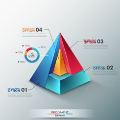 Modern infographics options banner N225