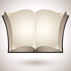 Old book with blank cover N4