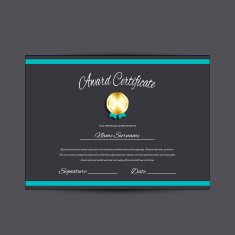 Award Certificate Template N4