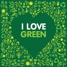 Green icon background concept N2
