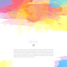 Vector watercolor template N159