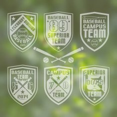 Baseball team emblem
