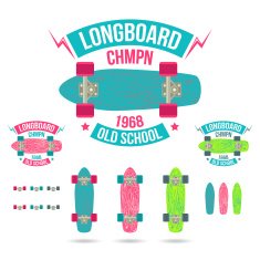 Longboard emblem
