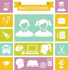 Education icons N285