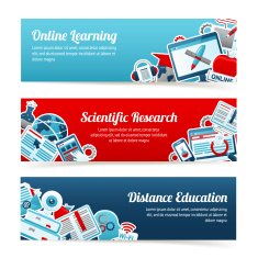 Online Education Banners