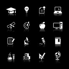 White Icons Set N15