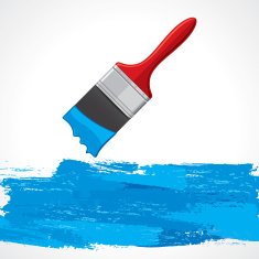 Paint brush vector illustration