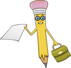 Monsieur le professeur Crayon Mister Pencil teacher