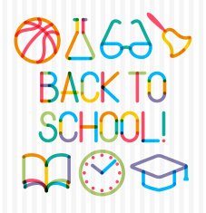 Trendy multiply education icons