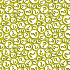 Questions Seamless pattern Vector illustration N9