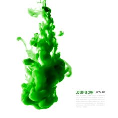 Liquid ink cloud Vector abstract background Isolated element N13
