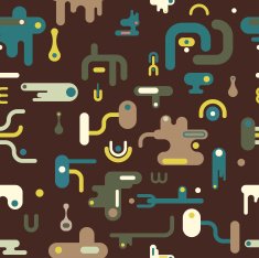 retro seamless pattern N2