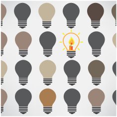 Creative light bulb Idea concept background N29