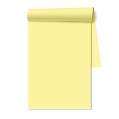 Blank notepad notebook