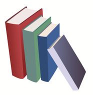 set of vector various books