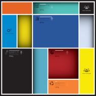 Business Infographic With Pop Art Background N3