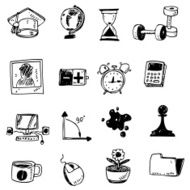 doodle set - school N2