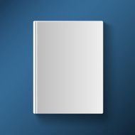 Blank book cover vector illustration gradient mesh N3