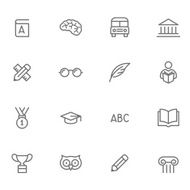 Icon Set Education N18